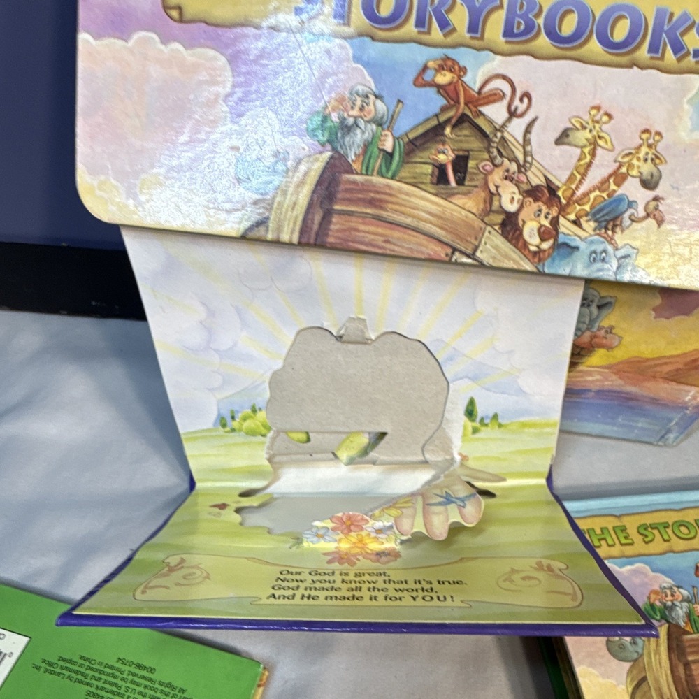 Landoll Bible Mini Pop-Up Storybooks 5 Mini Illustrated Box Set 1999 Ages 4-8 - Picture 12 of 12